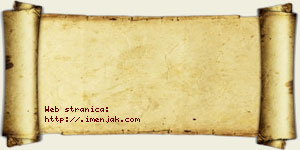 Jovanka Paunović vizit kartica